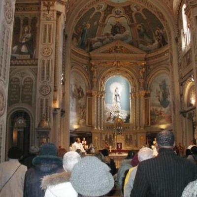 Messe à Saint-Joseph, Mars 2009